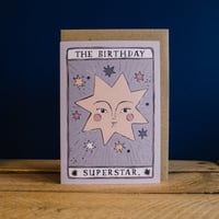 Image 4 of Star Tarot Themed Birthday Card by Sister Paper Co.