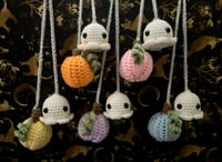 Image 1 of Pastel Spooky Ghost & Pumpkin car buddy