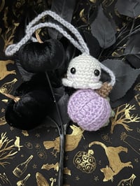 Image 5 of Pastel Spooky Ghost & Pumpkin car buddy