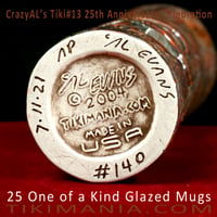 Image 4 of Artist Proof #140 CrazyAL's Tiki #13 Mug 2004-2023