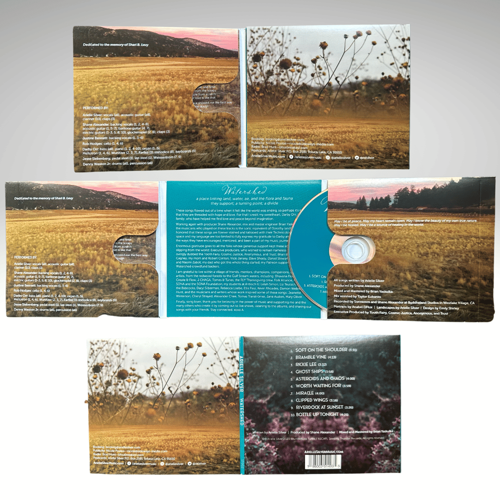 Watershed CD with full lyrics and notes (signed)