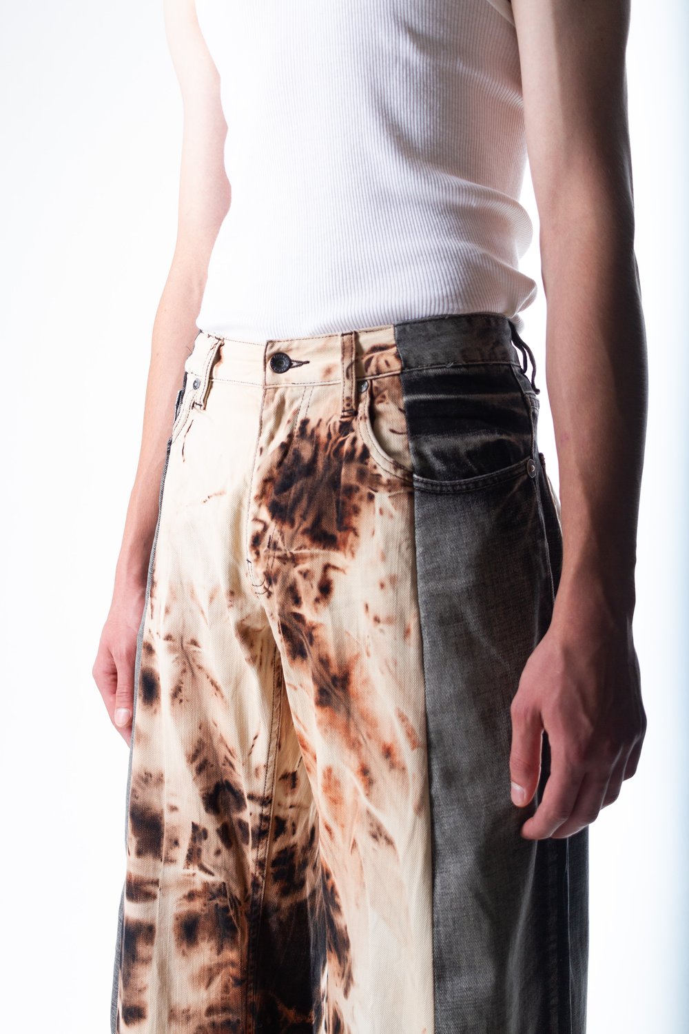 Image of RECONSTRUCTED PANTS 11