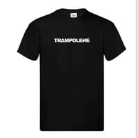 Image 1 of TRAMPOLENE logo t-shirt in black