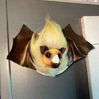 Image 2 of Banana Cream Fruit Bat Wall Mount • OOAK