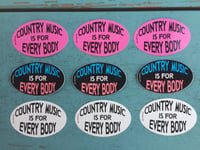 Image 1 of Country Music Is For Every Body Sticker