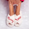 Merry Xmas Fluffy Slippers
