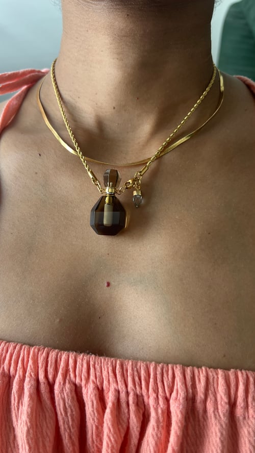 Image of ANGELO • Potion Bottle Necklaces | Smokey Quartz