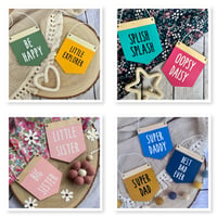 Image 4 of Little Phrases Mini Pennants