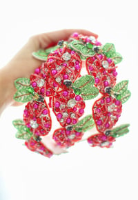 Image 1 of Strawberry luxe headband