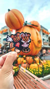 Mickey and Minnie Halloween Sticker