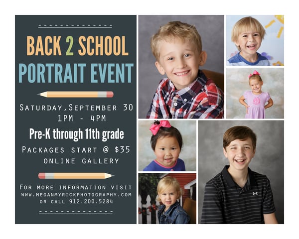 Image of Back 2 School Portrait Event, September 30