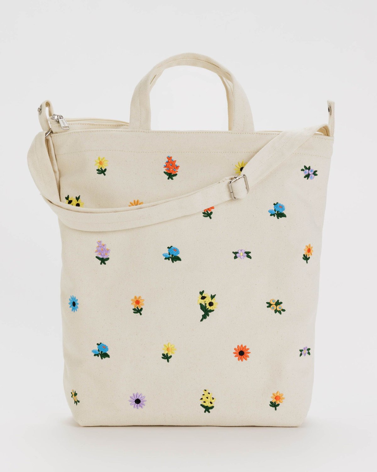 Image of Baggu Zip Duck Bag - Embroidered Ditsy Floral