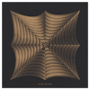 Golden Spider Web Print