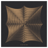 Golden Spider Web Print