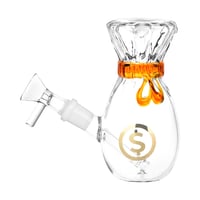 Image 5 of Money Bag Glass Bong  Glass Water Pipe  Smoking Hookah 