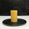 Large Cylinder Beeswax Candle
