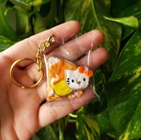 HK Candy Corn Cookies Keychain Shaker