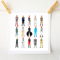 Image 1 of David Bowie Fashion Print