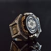 Seal of Solomon Men's Ring, Kabbalah Ring, Magical.