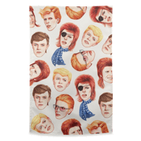 Image 1 of 'Fabulous Bowie' David Bowie Tea Towel