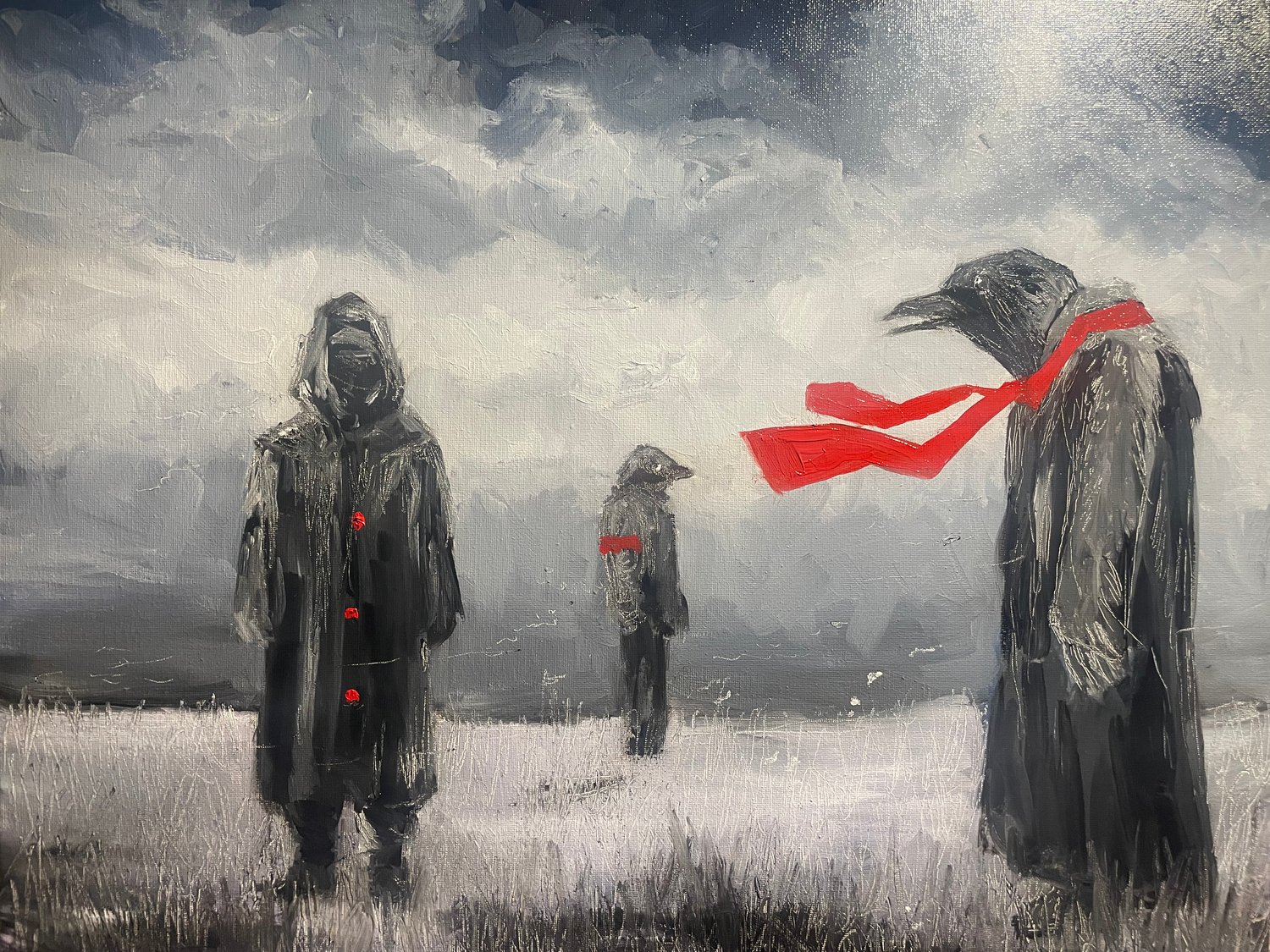 Daily painting - Corvomancers, the loiterers 