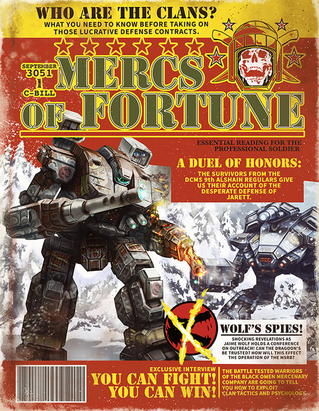Image of Mercs of Fortune 8.5" x 11" print