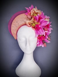 Image 2 of Floral Halo in soft coral and pink