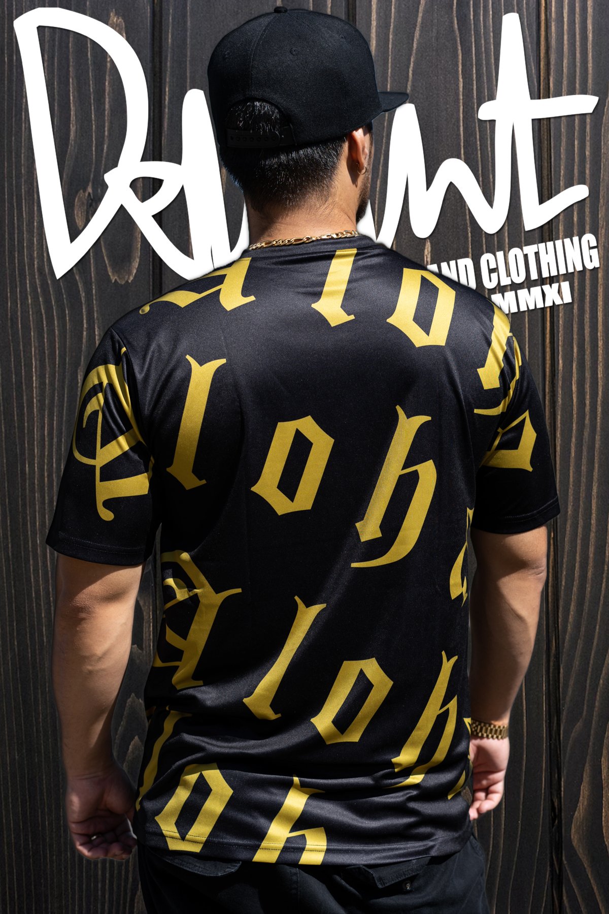 Aloha All Over - Black/Gold Jersey