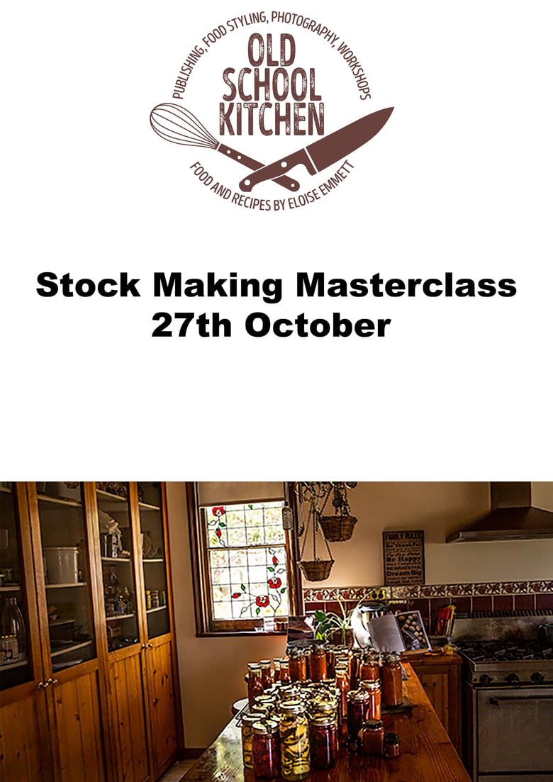 Image of Stock Making Masterclass 27th October 6pm to 7.30 pm