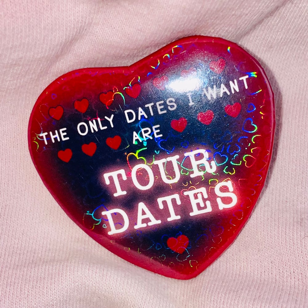 Image of Tour Dates Heart Pin