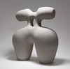 'The Kiss' Ceramic Abstract Sculpture