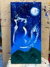 “Moonlit Wishes” - 8”x16” oil on canvas ready to ship TODAY! 