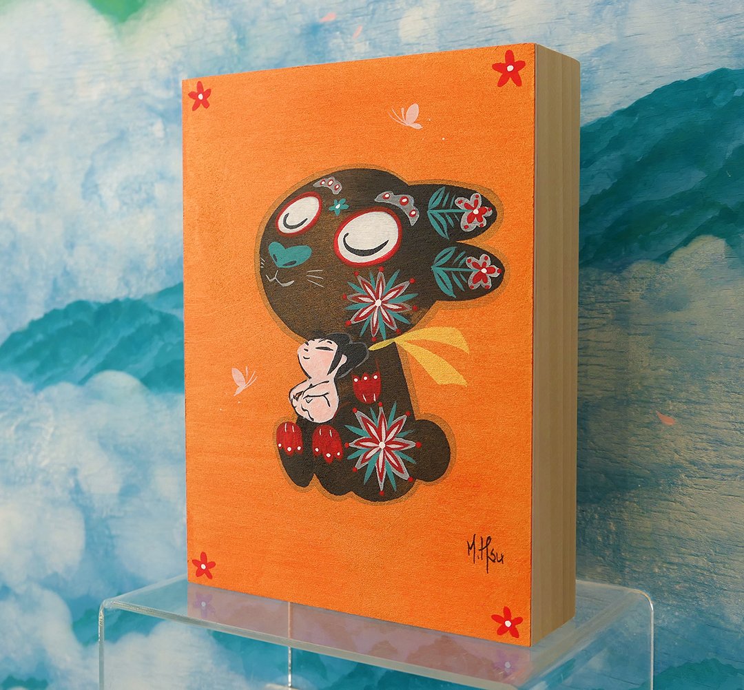 'Year of the Rabbit- Delight' Original Painting