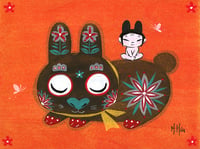 Image 1 of 'Year of the Rabbit- Love' Original Painting