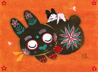 Image 1 of 'Year of the Rabbit- Peace' Original Painting