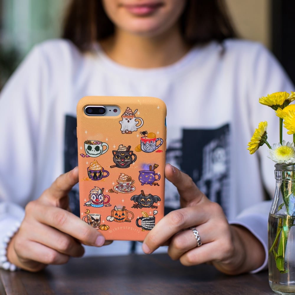 Image of FALL BEVERAGE LOVERS PHONE CASE
