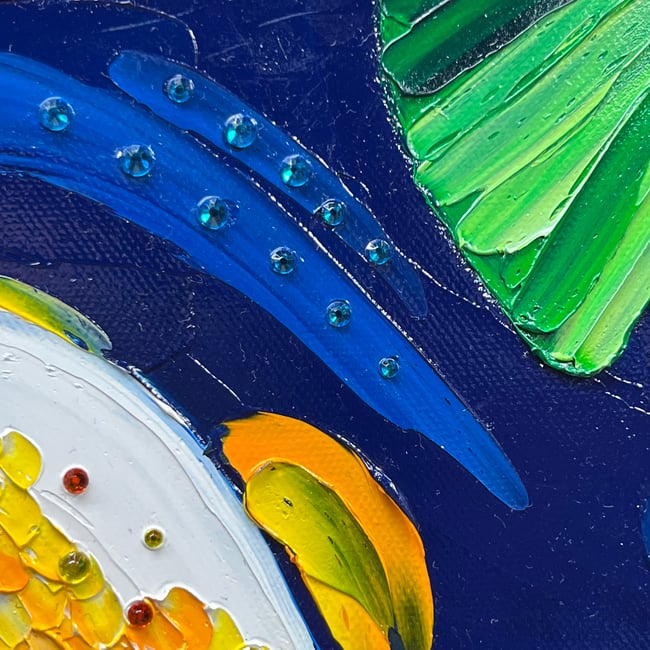 “Gala Amidst the Lily Pads” - 16”x20” oil on canvas ready to ship TODAY!