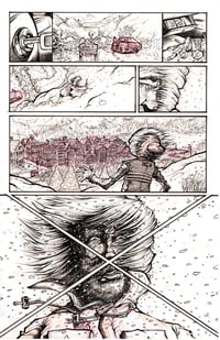 Image of MOUNTAINHEAD Iss. 4  Page 1 Original Artwork