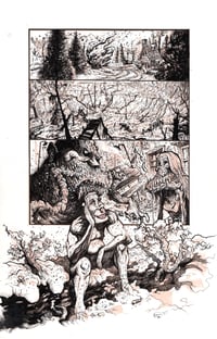 Image of MOUNTAINHEAD Iss. 5  Page 1 Original Artwork