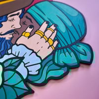 Image 3 of Mateys - Old School Kissing Pirates - Wooden Wallhanging