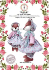 Fleur the Fox 10 inch sewing pattern, with full instructions UK Made