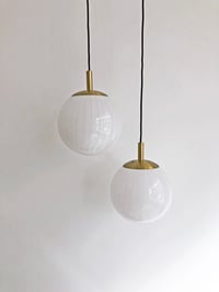 Image 3 of //VENDIDAS//  PAREJA DE GLOBOS DE MURANO, AÑOS 70