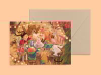 Woodland Party Greetings Card A5
