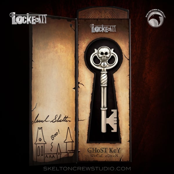 Image of Locke & Key: SIGNED & REMARQUED Special Edition Ghost Key - BACKROOM FIND!