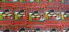 Pack of 25 7x7xm Crusaders The Hatchetmen Football/Ultras Stickers.