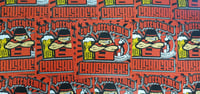 Image 1 of Pack of 25 7x7xm Crusaders The Hatchetmen Football/Ultras Stickers.