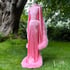 Petal Pink "Super Selene" Marabou Dressing Gown Image 2