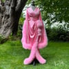 Petal Pink "Super Selene" Marabou Dressing Gown