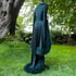 Deep Forest Green "Super Selene" Marabou Dressing Gown Image 2