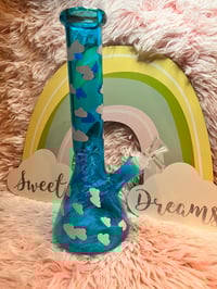 Image 5 of Blue Sky Cloud Glass Bong